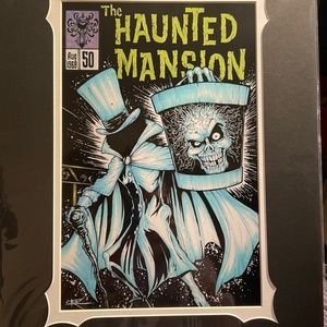 Disney Haunted Mansion Hatbox Print